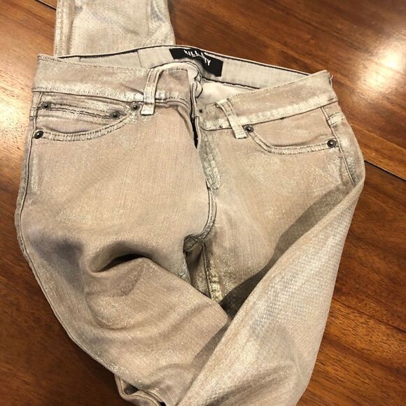 Sz 27, kill city, metallic skinny jeans - Picture 4 of 5
